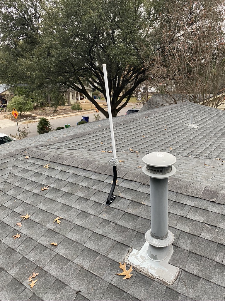 big white antenna on my roof