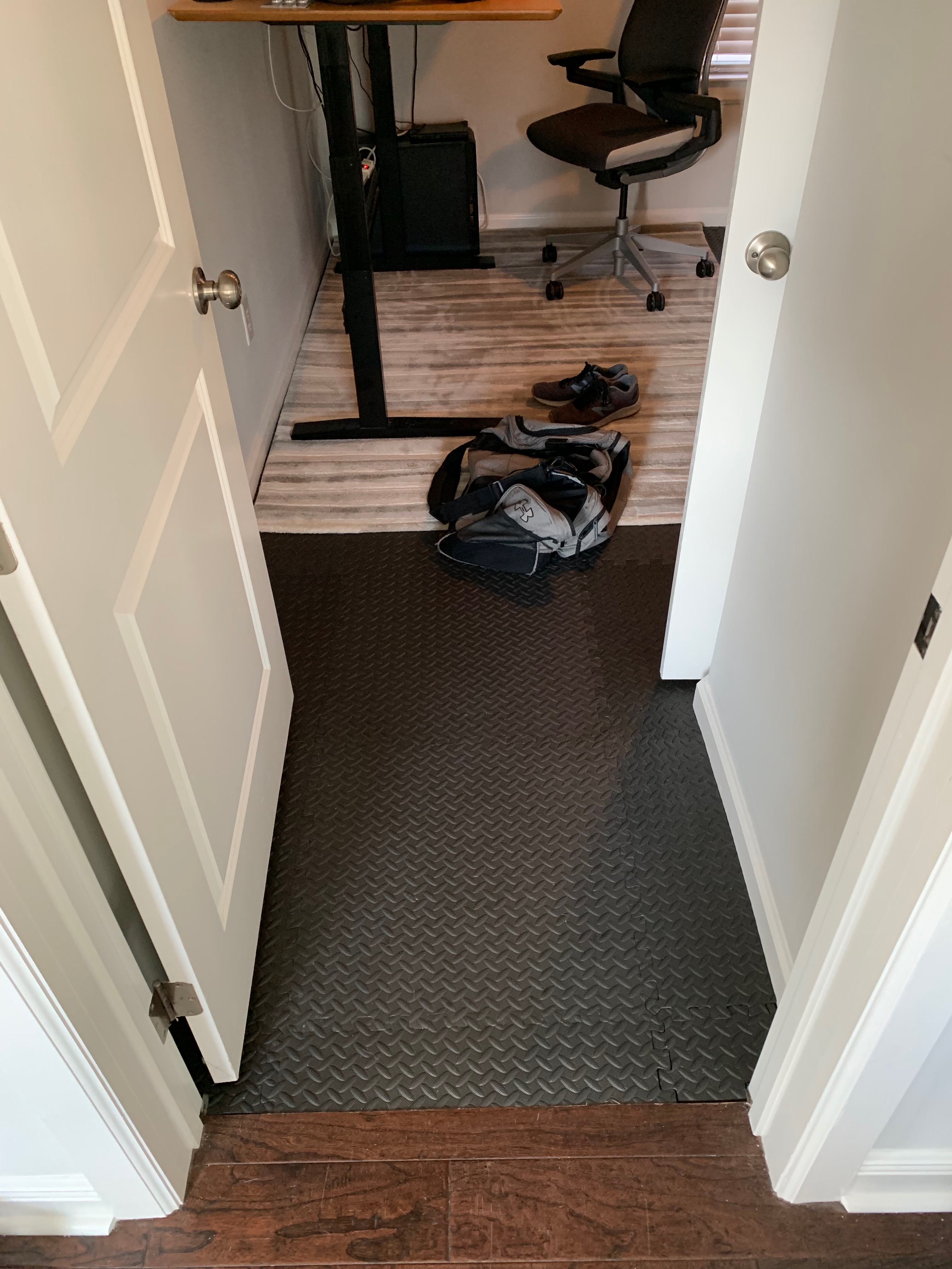nice looking rubber floor