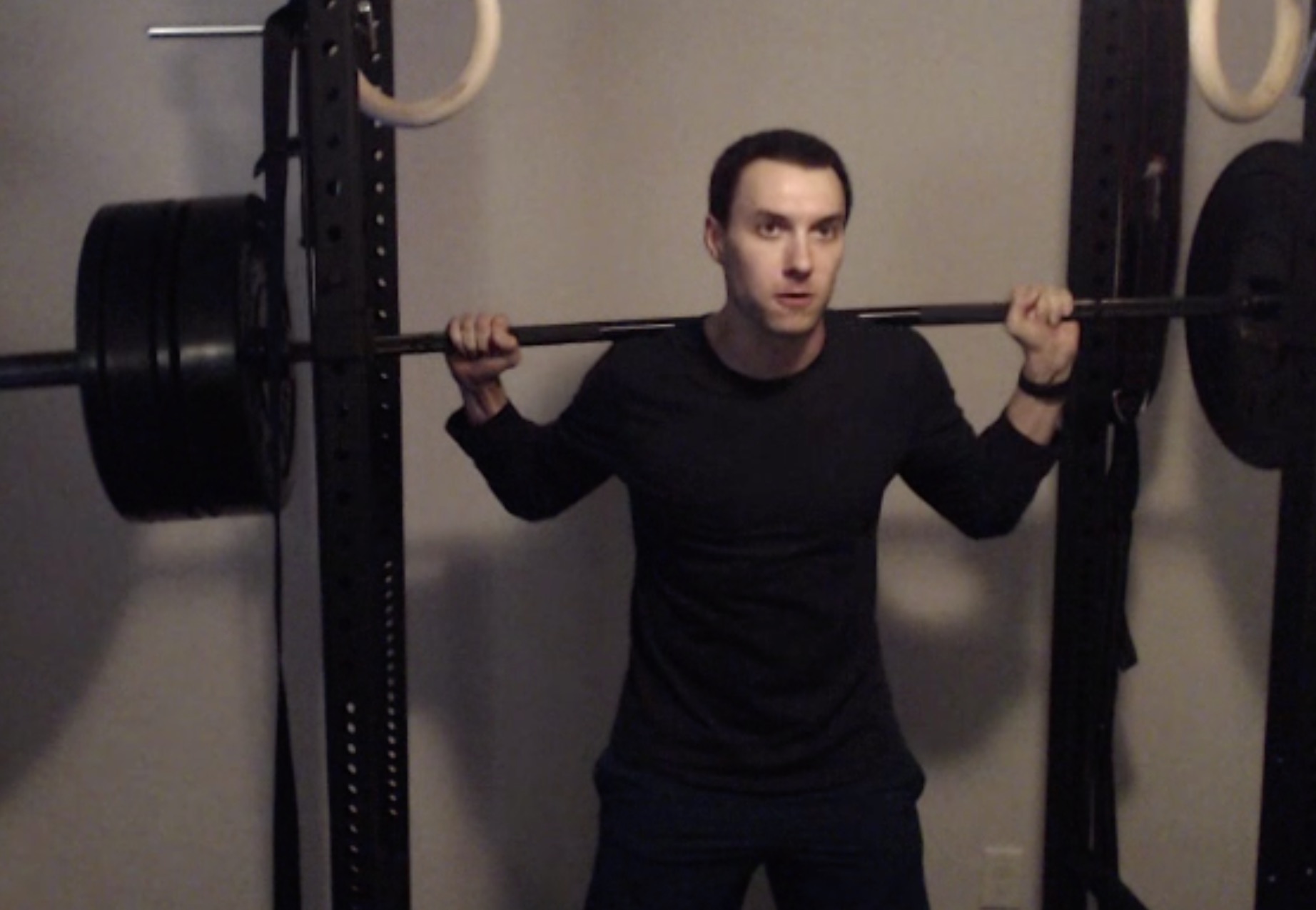 john trying to squat too much weight